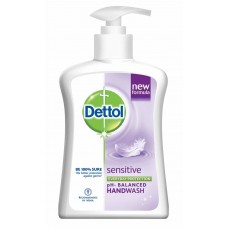 Dettol Liquid Soap Pump, Sensitive pH- Balanced Handwash 